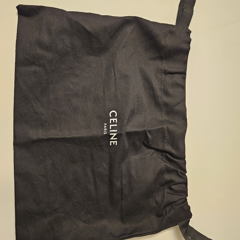 Celine black dust bag